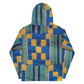 Blue/Yellow Kente Hoodie